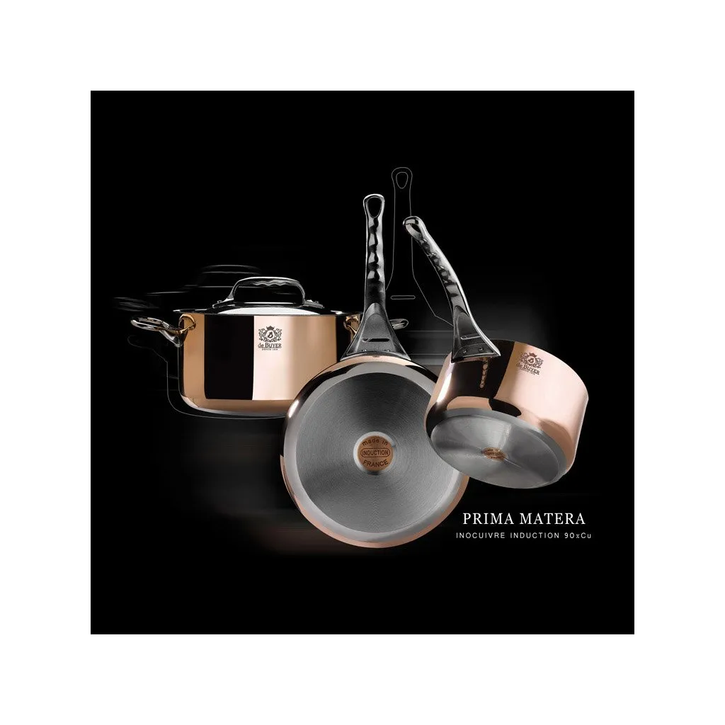 Sauteuse PRIMA MATERA 24 cm, pour induction, en cuivre, de Buyer ✔ 671 € ⭕ Kulina