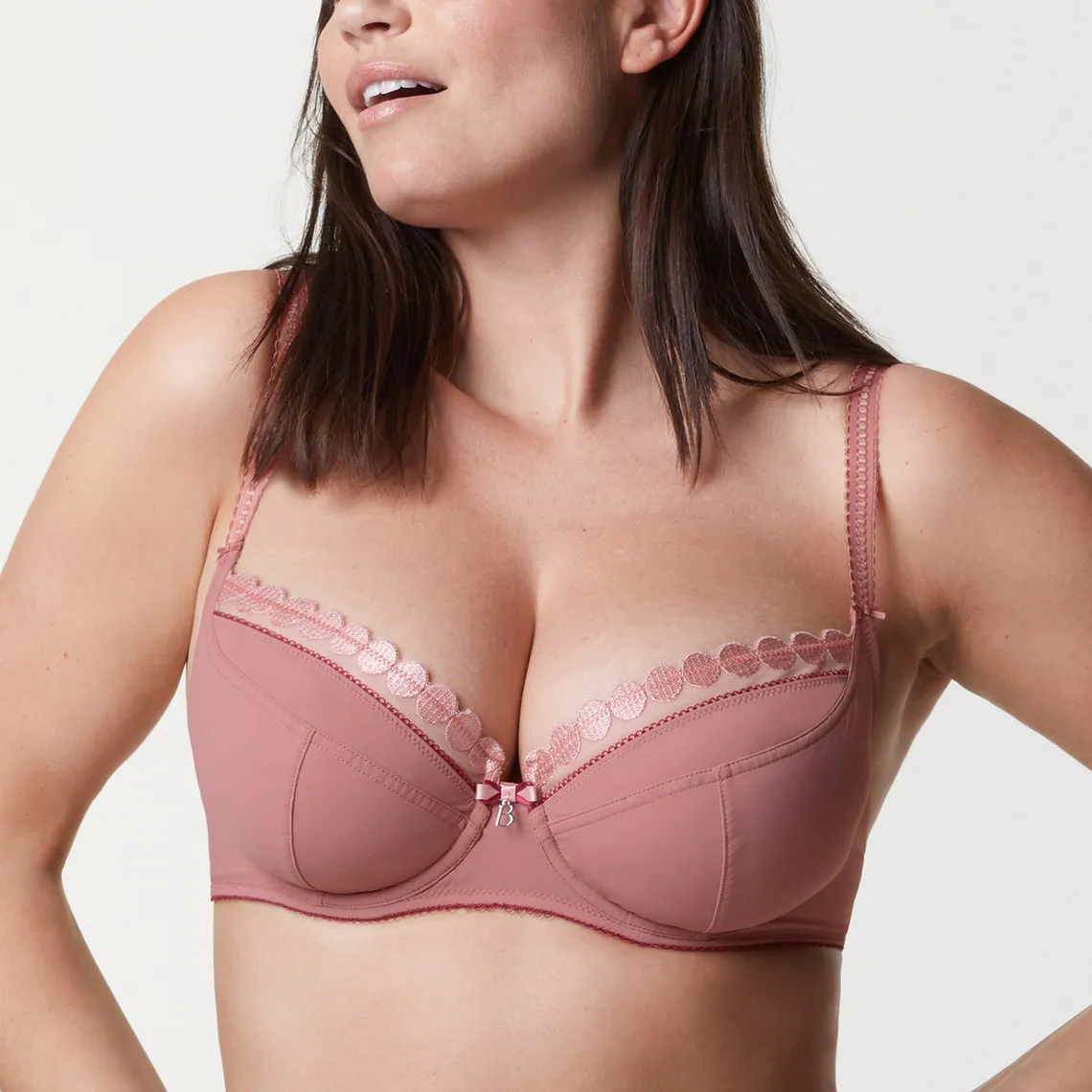 Soutien-gorge Emboitant à Armatures - Rose bordeaux | 3 Suisses