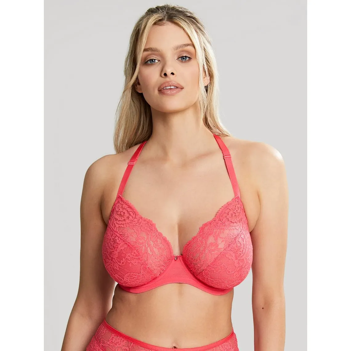 Soutien-Gorge Plongeant armatures Rose Cléo by Panache  | 3 Suisses