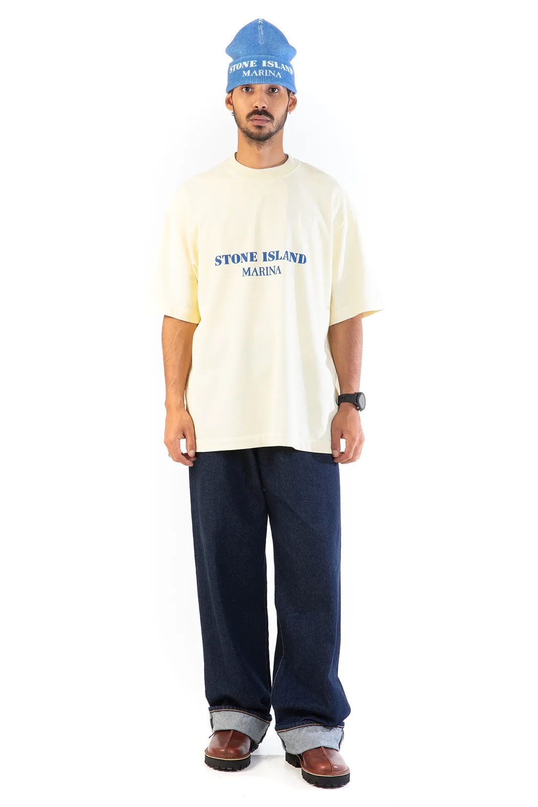 Stone island 207x4 marina tee v0135 Burro - GRADUATE STORE