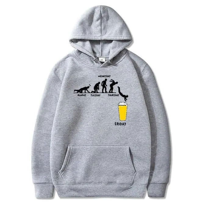 Sweat A Capuche Plongeon Dans La Bière