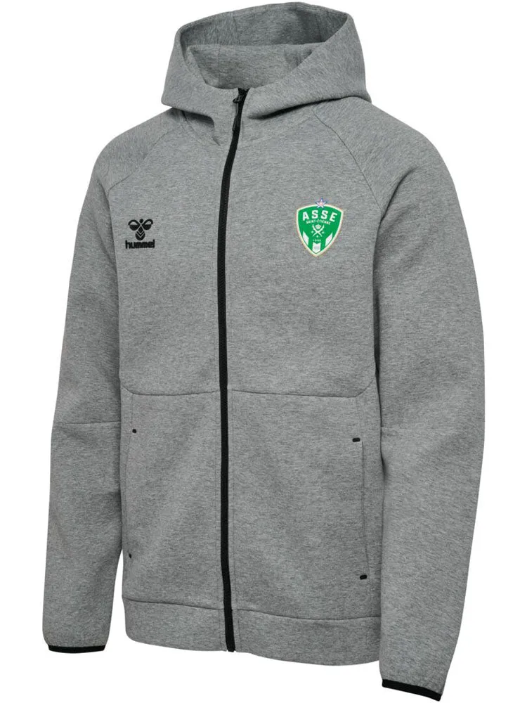 Sweat capuche gris FAN TECH FLEECE