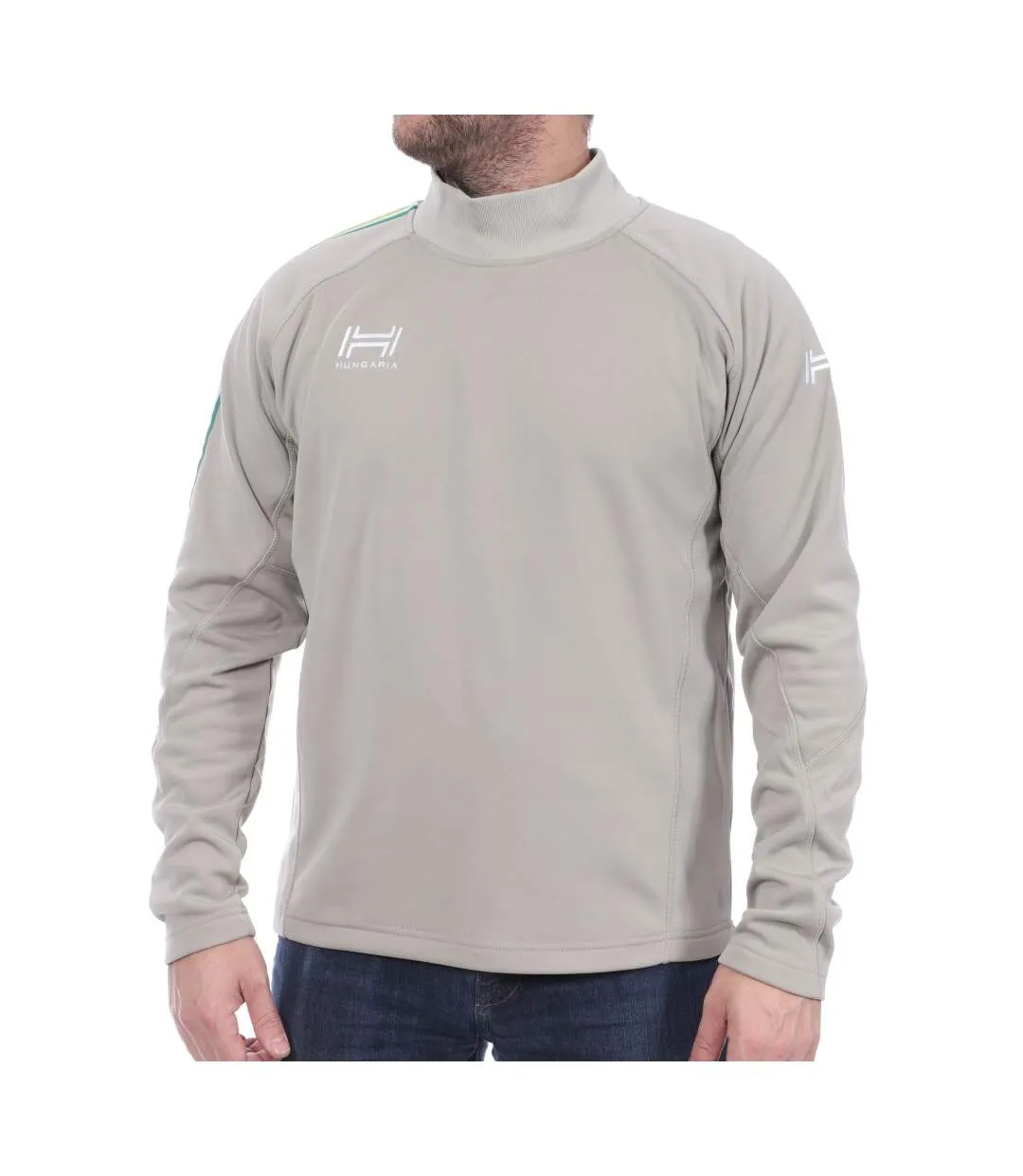 Sweat Gris/vert homme Hungaria Training Pro 15