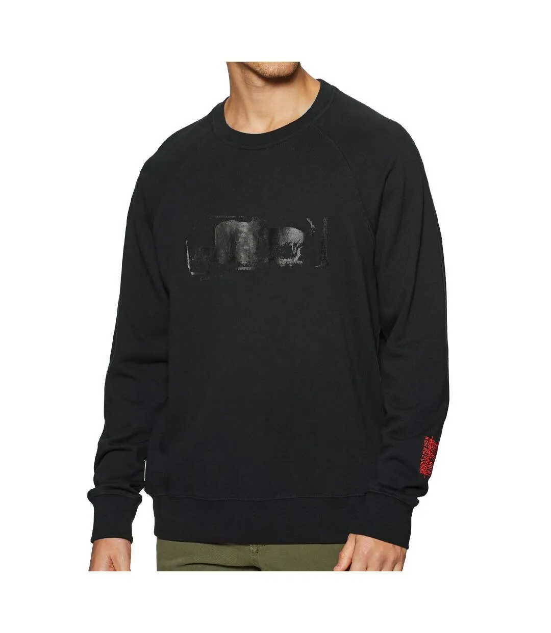 Sweat Noir Homme Globe To Comply Crew