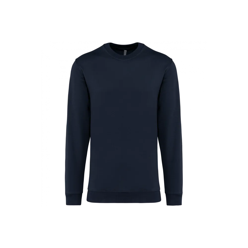 SWEAT-SHIRT COL ROND COTON/POLY 280GR BLEU MARINE