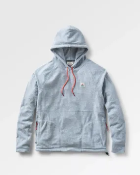 Sweat à capuche en polaire recyclée Point Recycled Grid - Gris Marl
