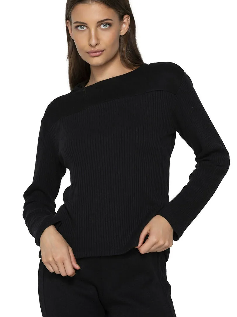 Sweatshirt Connected - Noir