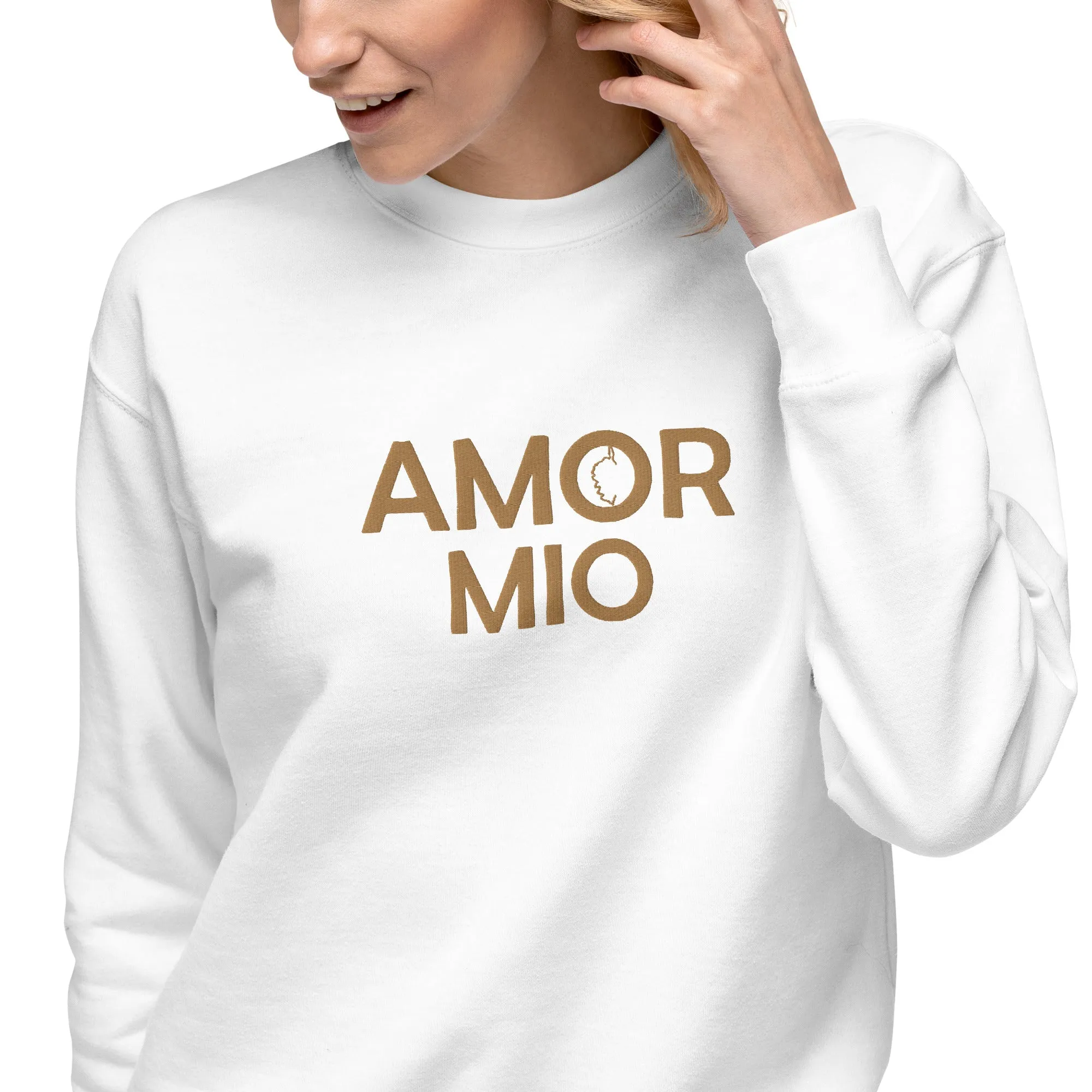 Sweatshirt premium Brodé Amor Mio