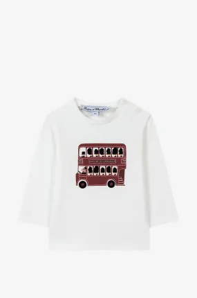 T-shirt bébé à manches longues à motif