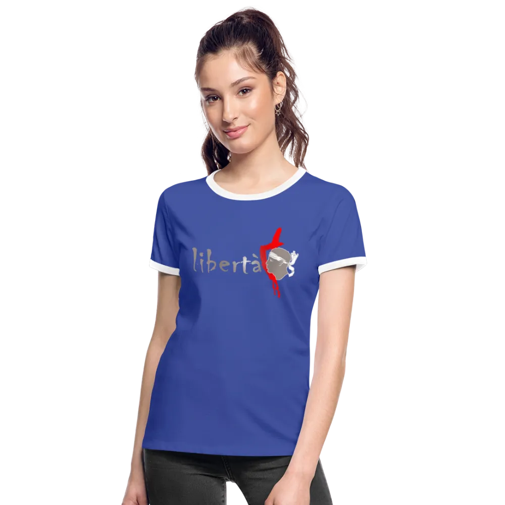 T-shirt contrasté Libertà