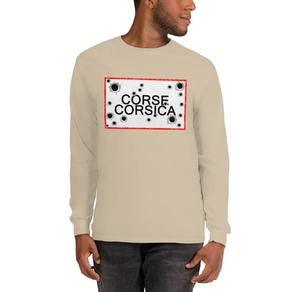 T-shirt Corse/Corsica à manches longues
