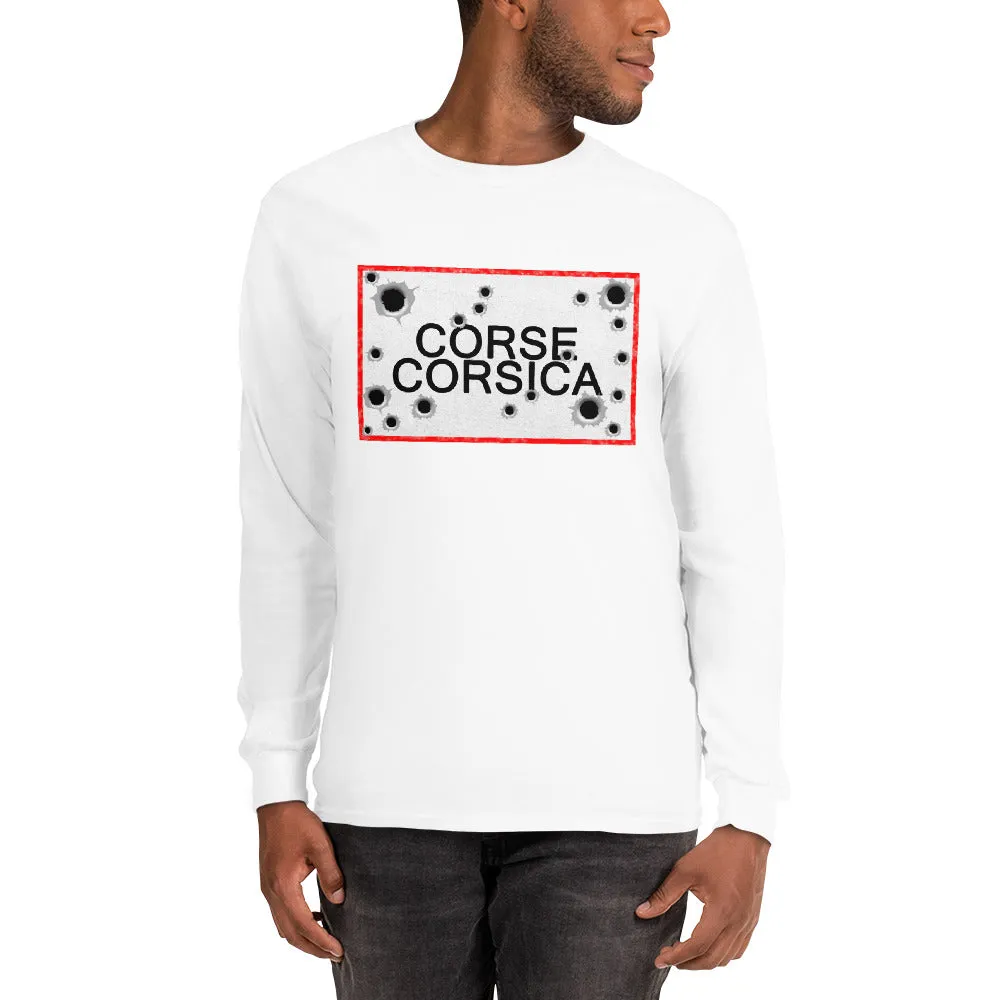 T-shirt Corse/Corsica à manches longues