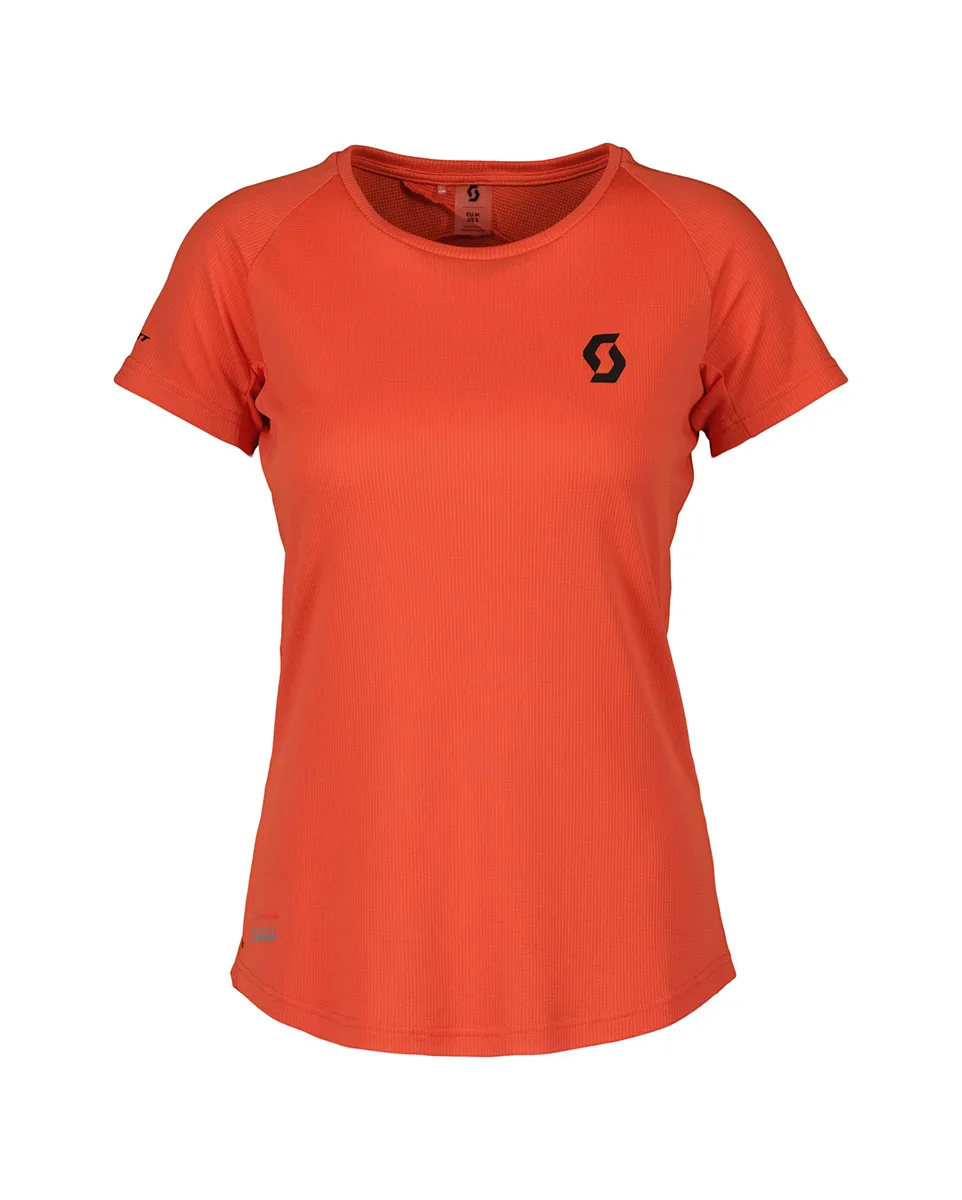 T-shirt manches courtes Femme DEFINED TECH Rouge clair