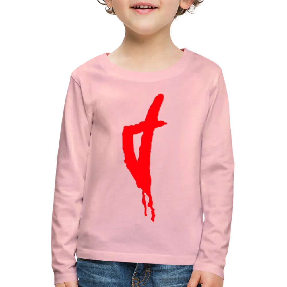 T-shirt ML Enfant Corse Rouge