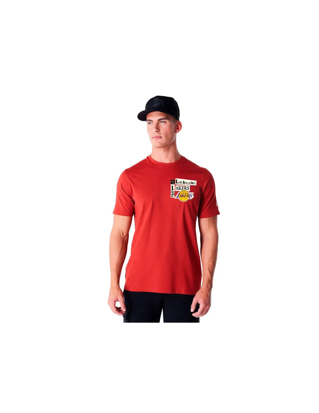 T-shirt New Era JOURNAL GRAPHIQUE LA Lakers Homme