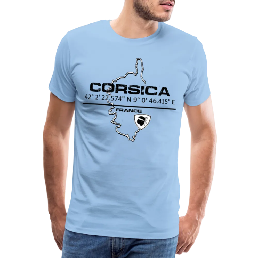 T-shirt Premium Homme GPS Corsica