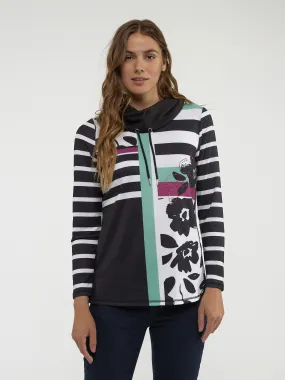 T-shirt semi-ajusté à manches longues