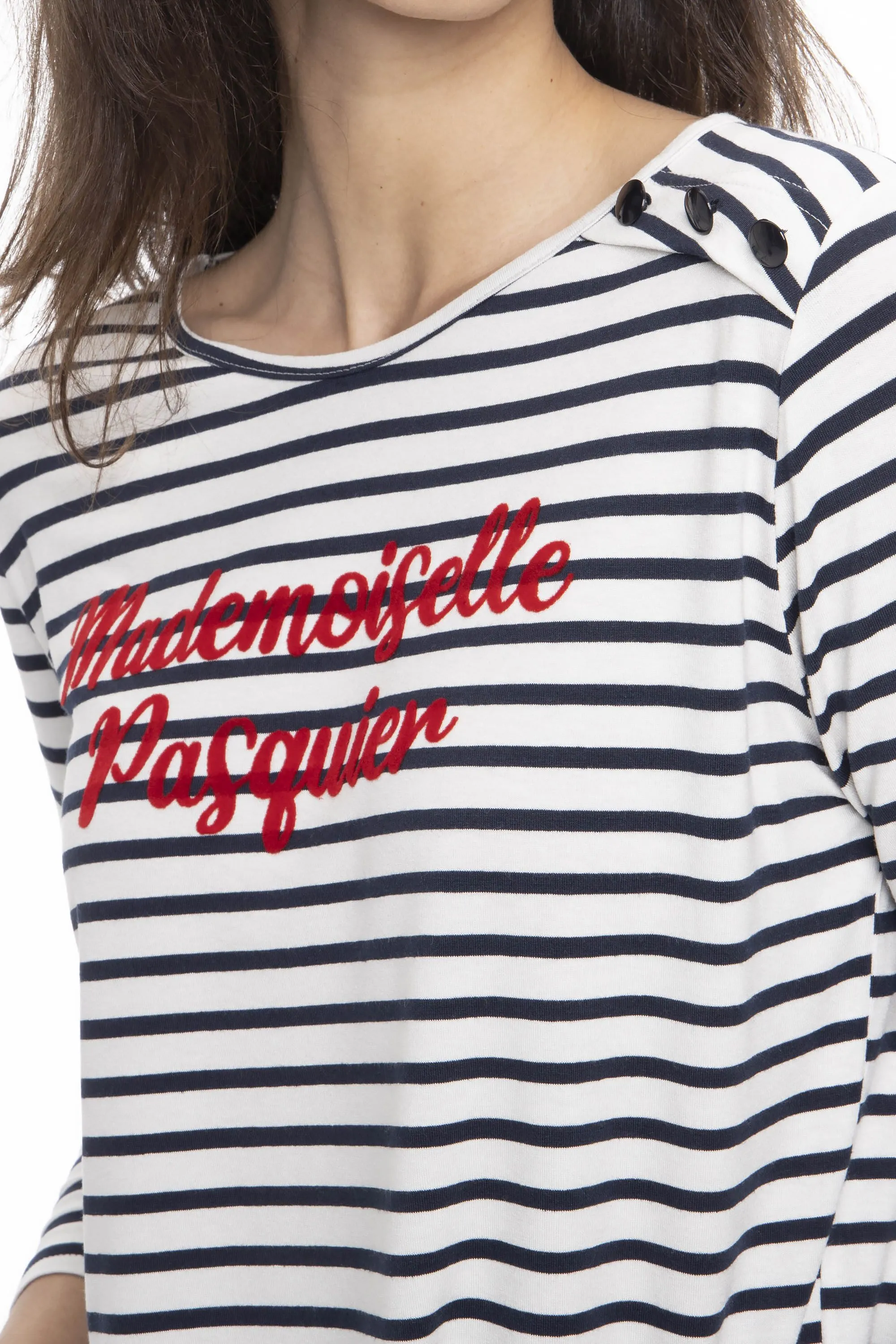 T-shirt TRACY Blanc Raye