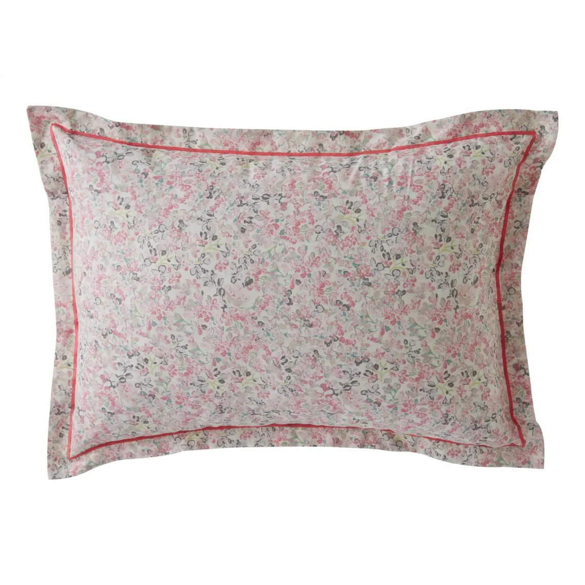 Taie d'oreiller ou de traversin coton ADENA - rose | 3 Suisses
