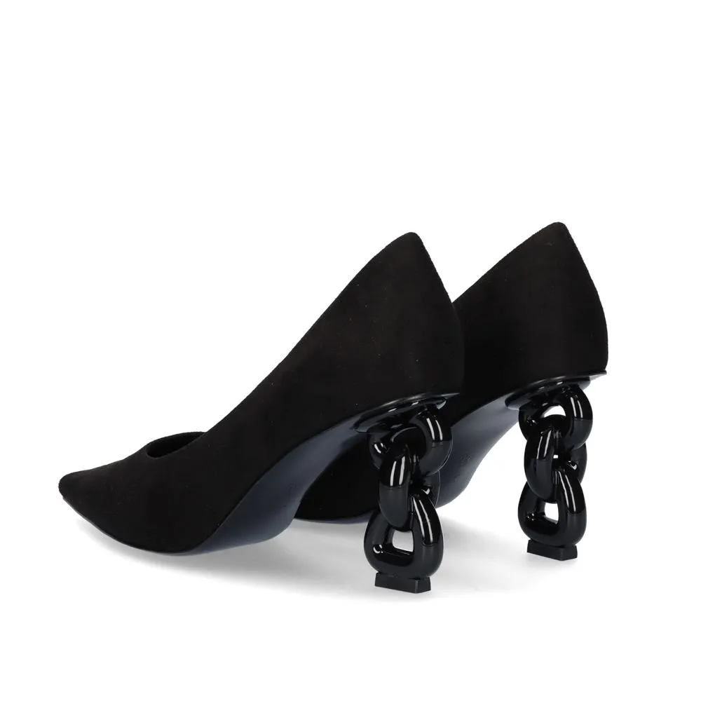 TALÓN SAMANTHA-820 FABRIC NOIR