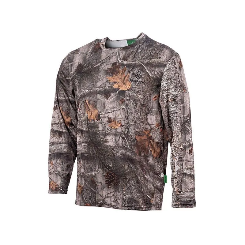 TEE SHIRT MANCHES LONGUES HOMME TREELAND T004 - FOREST