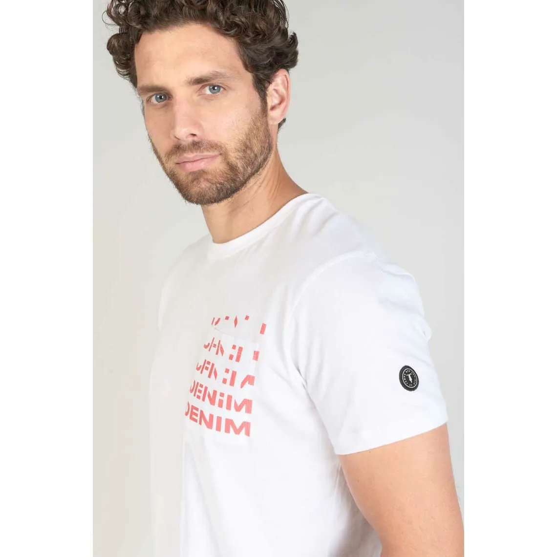 Tee-Shirt SAROS blanc en coton | 3 Suisses