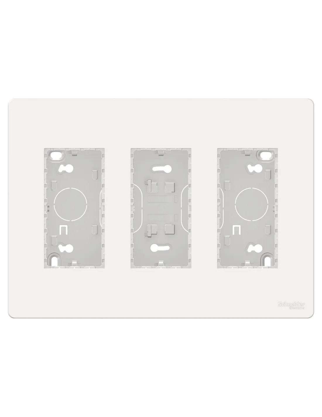 Unica boîte de concentration saillie complète 3 col de 4 mod Blanc SCHNEIDER NU123418