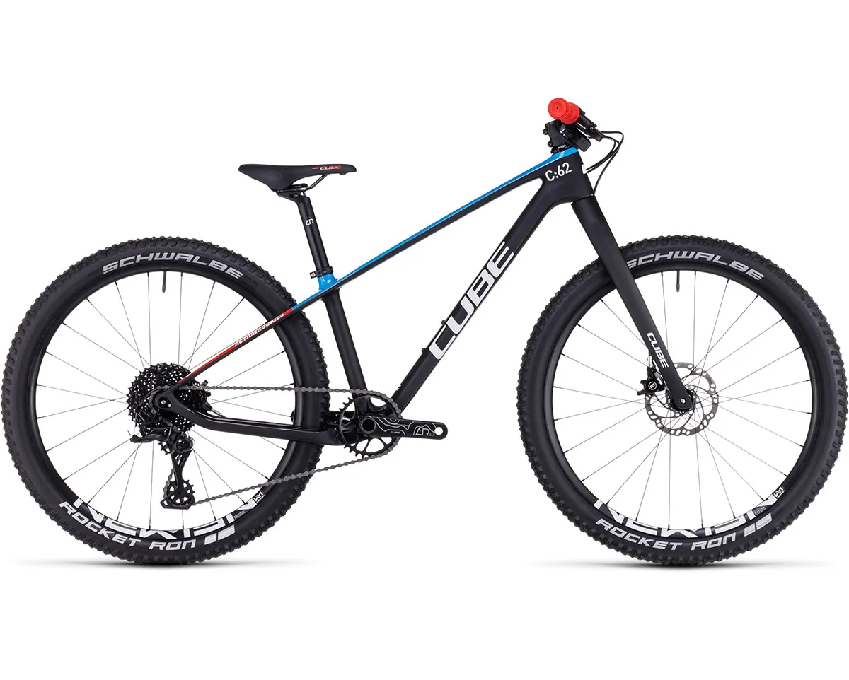 VTT Enfant ELITE 240 C:62 PRO Carbone/Bleu/Rouge